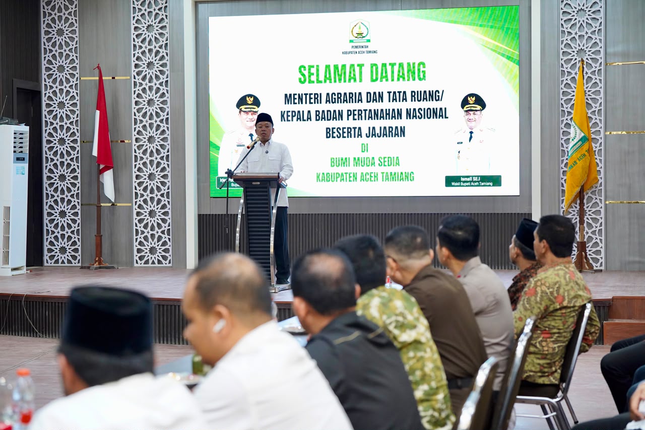 Pascabencana di Aceh Tamiang, Menteri Nusron Targetkan 2000 Sertipikat Selesai Dipulihkan Akhir Desember