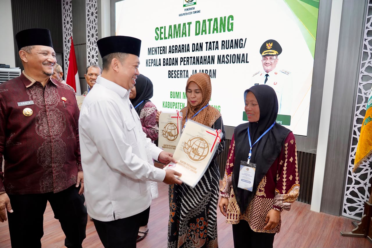 Pascabencana di Aceh Tamiang, Menteri Nusron Targetkan 2000 Sertipikat Selesai Dipulihkan Akhir Desember