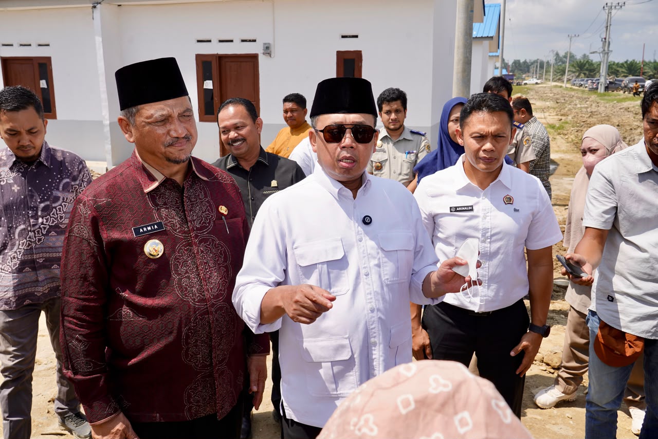 Kepedulian Menteri Nusron Kunjungi Korban Bencana Aceh Tamiang, Pastikan Lahan 100% Siap Digunakan