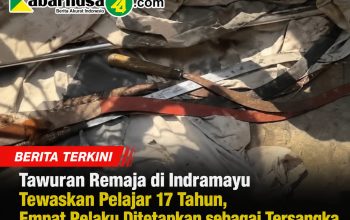 Tawuran Remaja di Indramayu Tewaskan Pelajar 17 Tahun, Empat Pelaku Ditetapkan sebagai Tersangka