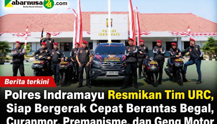Polres Indramayu Resmikan Tim URC, Siap Bergerak Cepat Berantas Begal, Curanmor, Premanisme, dan Geng Motor