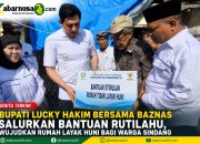 Bupati Lucky Hakim Bersama Baznas Salurkan Bantuan Rutilahu, Wujudkan Rumah Layak Huni bagi Warga Sindang