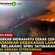 Damkar Indramayu Gerak Cepat Padamkan Kebakaran Lahan di Belakang SPBU Jatibarang, Dua Armada Diterjunkan