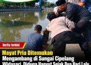 Mayat Pria Ditemukan Mengambang di Sungai Cipelang Widasari, Diduga Hanyut Sejak Dua Hari Lalu