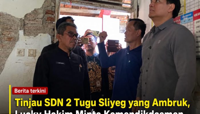 Tinjau SDN 2 Tugu Sliyeg yang Ambruk, Lucky Hakim Minta Kemendikdasmen Bantu Perbaikan 202 SD Rusak