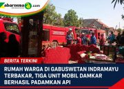Rumah Warga di Gabuswetan Indramayu Terbakar, Tiga Unit Mobil Damkar Berhasil Padamkan Api