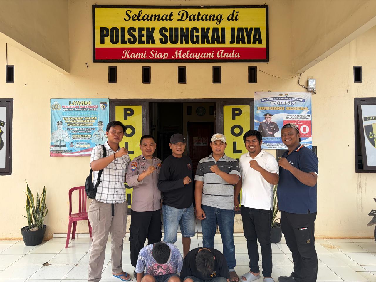 Polisi Ungkap Kasus Pencurian Handphone di Sungkai Jaya, Dua Remaja Diamankan