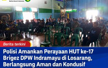 Polisi Amankan Perayaan HUT ke-17 Brigez DPW Indramayu di Losarang, Berlangsung Aman dan Kondusif Polisi Amankan Perayaan HUT ke-17 Brigez DPW Indramayu di Losarang, Berlangsung Aman dan Kondusif