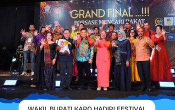 Wakil Bupati Karo Hadiri Festival Perkolong-kolong dan Pelantikan Pengurus Forsase Periode 2026–2029