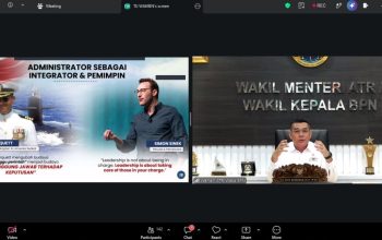 Melalui Daring, Pesan Wamen ATR/BPN Ossy untuk Pejabat Administrator dalam PKA 2026 : Harus Jadi Arsitek Perubahan