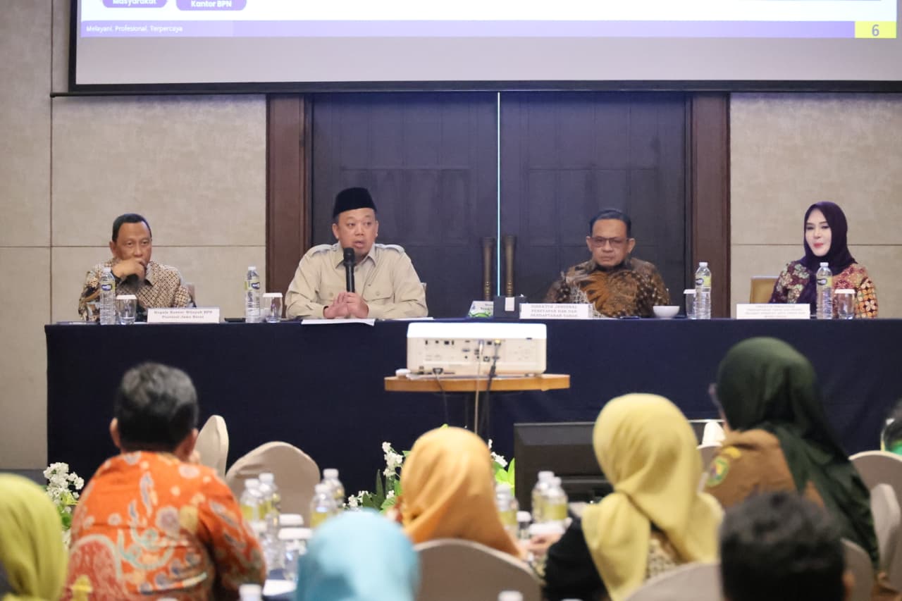 Tingkatkan Kualitas Layanan Pertanahan, Menteri ATR/BPN Nusron Ajak IPPAT dan Pemda Jawa Barat Perkuat Sinergi