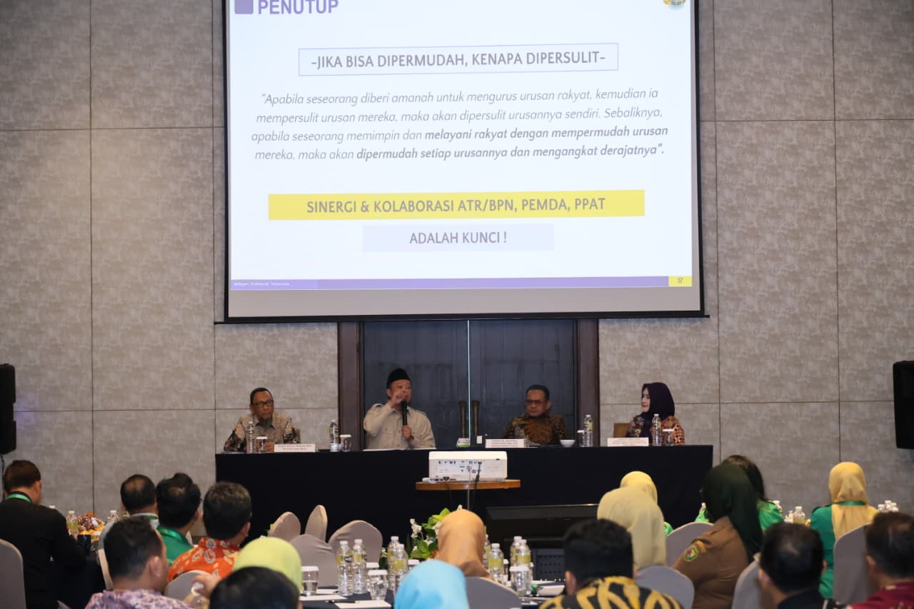 Tingkatkan Kualitas Layanan Pertanahan, Menteri ATR/BPN Nusron Ajak IPPAT dan Pemda Jawa Barat Perkuat Sinergi