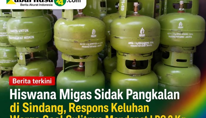 Hiswana Migas Sidak Pangkalan di Sindang, Respons Keluhan Warga Soal Sulitnya Mendapat LPG 3 Kg