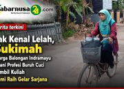 Tak Kenal Lelah, Sukimah Warga Balongan Indramayu Jalani Profesi Buruh Cuci Sambil Kuliah Demi Raih Gelar Sarjana