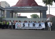 Aksi Damai di Kantor Gubernur Sumsel, SIRA Memprotes Keras Dugaan Pencemaran Lingkungan Oleh PT PUSRI Palembang