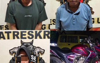 Tekab 308 Presisi Polres Lampung Utara Tangkap Tiga Penadah, Motor Korban Curat Berhasil Ditemukan