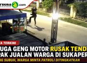 Diduga Geng Motor Rusak Tenda Lapak Jualan Warga di Sukaperna Jelang Subuh, Warga Minta Patroli Ditingkatkan