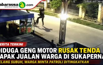 Diduga Geng Motor Rusak Tenda Lapak Jualan Warga di Sukaperna Jelang Subuh, Warga Minta Patroli Ditingkatkan Diduga Geng Motor Rusak Tenda Lapak Jualan Warga di Sukaperna Jelang Subuh, Warga Minta Patroli Ditingkatkan