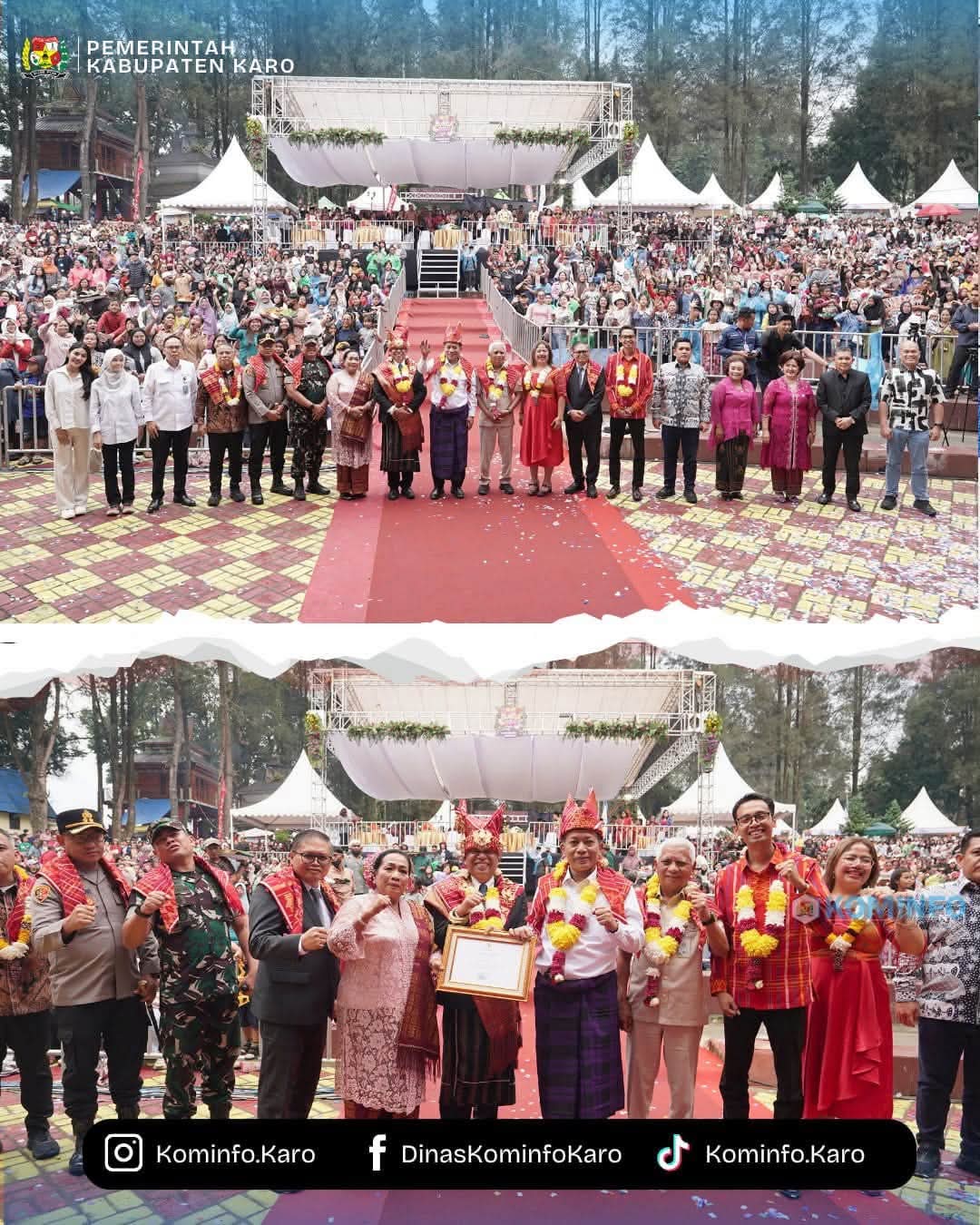 Menteri Koperasi RI Buka Festival Bunga dan Buah Tahun 2026 Kabupaten Karo