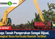 Diduga Tanah Pengerukan Sungai Dijual, Perangkat Desa Kerticala Bantah Terlibat