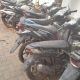 Penampakan Diduga Motor Sitaan Barang Bukti dan motor Oprasional di lingkungan Polda Metro Jaya Jadi Rongsokan