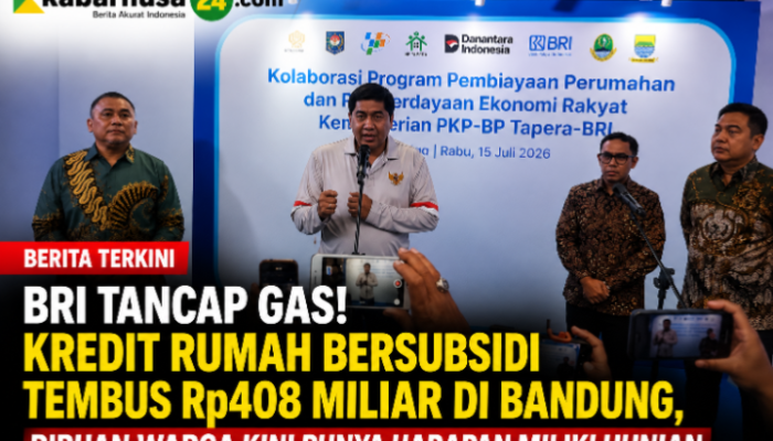 BRI Tancap Gas! Kredit Rumah Bersubsidi Tembus Rp408 Miliar di Bandung, Ribuan Warga Kini Punya Harapan Miliki Hunian