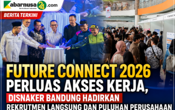 Future Connect 2026 Perluas Akses Kerja, Disnaker Bandung Hadirkan Rekrutmen Langsung dan Puluhan Perusahaan Future Connect 2026 Perluas Akses Kerja, Disnaker Bandung Hadirkan Rekrutmen Langsung dan Puluhan Perusahaan