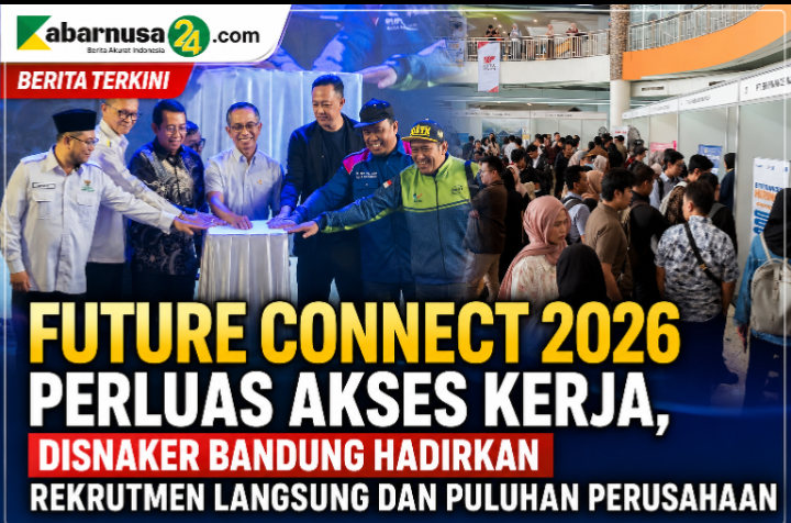 Future Connect 2026 Perluas Akses Kerja, Disnaker Bandung Hadirkan Rekrutmen Langsung dan Puluhan Perusahaan
