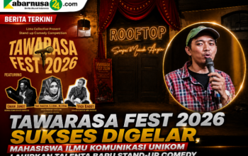 TAWARASA FEST 2026 Sukses Digelar, Mahasiswa Ilmu Komunikasi UNIKOM Lahirkan Talenta Baru Stand-Up Comedy TAWARASA FEST 2026 Sukses Digelar, Mahasiswa Ilmu Komunikasi UNIKOM Lahirkan Talenta Baru Stand-Up Comedy
