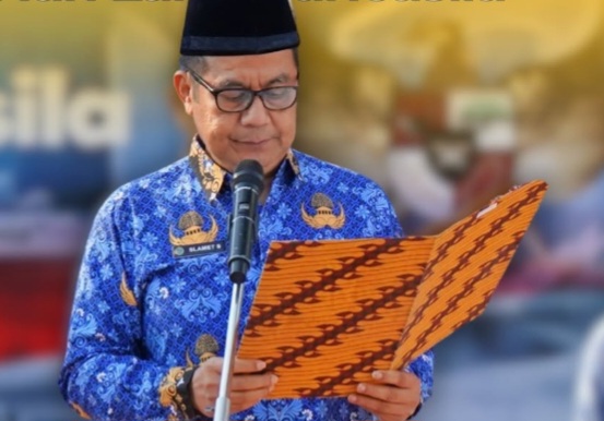 Kantor Pertanahan Kabupaten Bondowoso Gelar Upacara Hari Lahir Pancasila