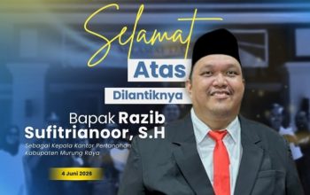 Keluarga Besar Kantah Bondowoso Sampaikan Selamat atas Amanah Baru Razib Sufitrinoor, S.H. sebagai Kepala Kantor Pertanahan Kabupaten Murung Raya
