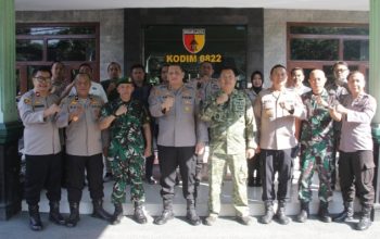 Perkuat Sinergitas, Kapolres Bondowoso Silaturahmi ke Kodim 0822 dan Koramil Jajaran