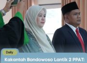 Kepala Kantor Pertanahan Bondowoso Lantik Dua PPAT Baru, Perkuat Pelayanan dan Kepastian Hukum Pertanahan