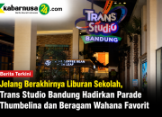 Jelang Berakhirnya Liburan Sekolah, Trans Studio Bandung Hadirkan Parade Thumbelina dan Beragam Wahana Favorit