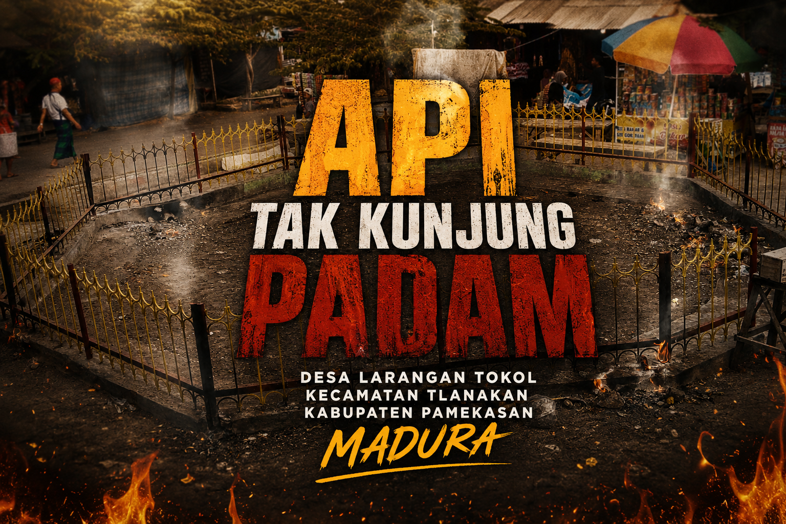 Api Tak Kunjung Padam di Pamekasan, Fenomena Alam yang Tak Pernah Padam dan Sarat Legenda
