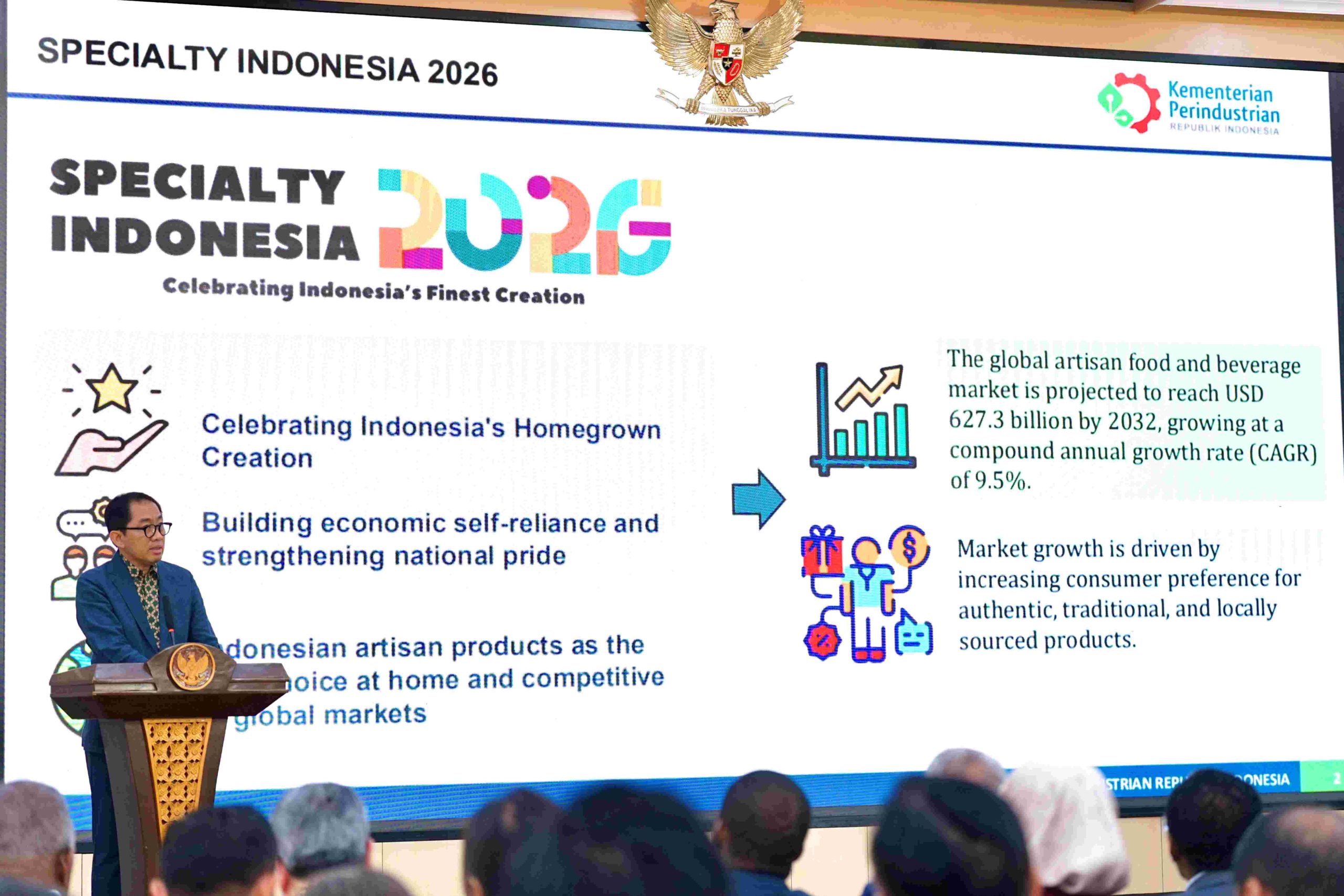Specialty Indonesia 2026, Kemenperin Pacu Produk Unggulan Lokal Tembus Pasar Global