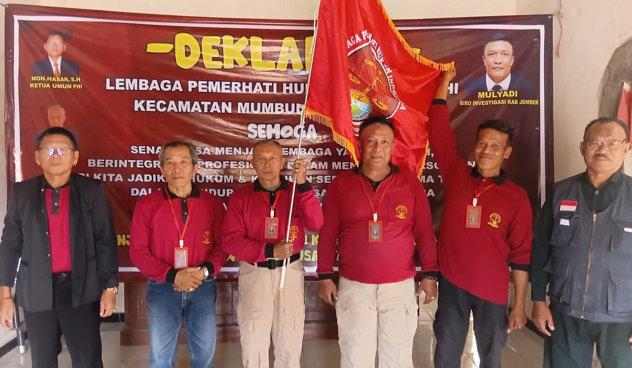 Deklarasi LPHI Kecamatan Mumbulsari Dikukuhkan, Tegaskan Komitmen Supremasi Hukum