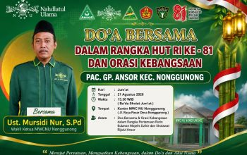 PAC GP Ansor Nonggunong Segera Gelar Doa Bersama dan Orasi Kebangsaan Sambut HUT RI ke-81