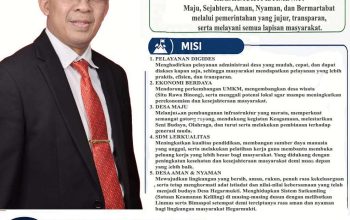 Dari Pemerintahan Transparan hingga Mobil Siaga, Darwanto, SH Usung Hegarmukti Istimewa