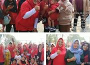 Semarak Kemerdekaan di Sukatani: Senam, Joging, dan Doorprize Ramaikan Stadion Mini, Hj. Desi Banjir Dukungan