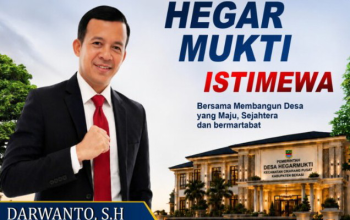 Putra Daerah Darwanto S,H. Siap Untuk Jadi Pemimpin Masyarakat Desa Hegarmukti, Bangkit Maju Sejahtera Istimewa