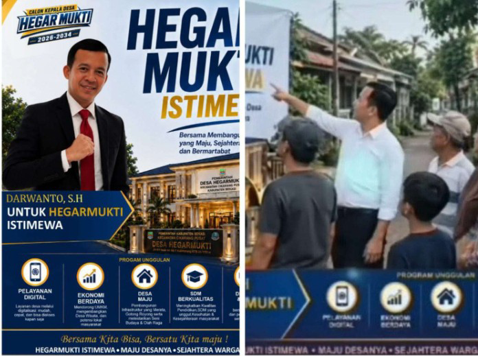 Muncul Sebagai Putra Daerah Darwanto S,H. Siap Untuk Perubahan Desa Hegarmukti, Bangkit Maju Sejahtera Istimewa