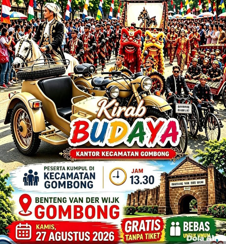 Perhelatan besar kebumen Travel Mart (KTM) Secara Resmi Akan Diluncurkan Dibenteng Van Der Wijck. Gombong