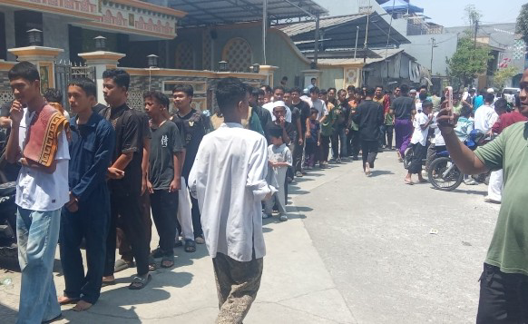 Rutinitas Jumat Berkah, Politisi PDIP Kabupaten Bekasi Putri Ramadhanty Santuni Anak Yatim