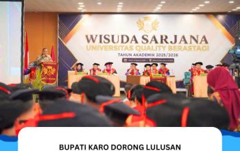 Bupati Karo Dorong Lulusan Universitas Quality Berastagi Jadi Generasi Inovatif dan Berintegritas Bupati Karo Dorong Lulusan Universitas Quality Berastagi Jadi Generasi Inovatif dan Berintegritas