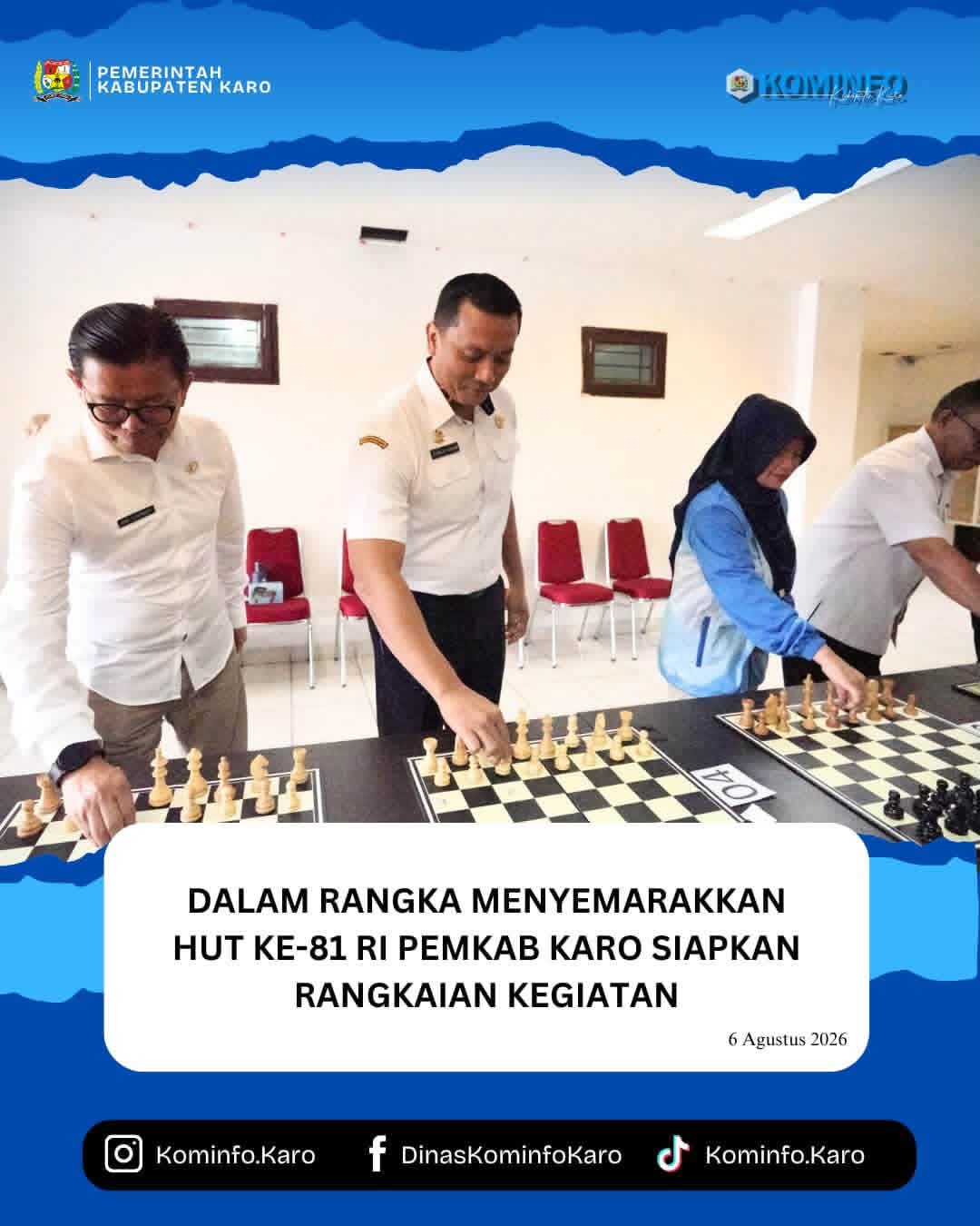 Menyemarakkan HUT Ke-81 RI Pemkab Karo Siapkan Rangkaian Kegiatan
