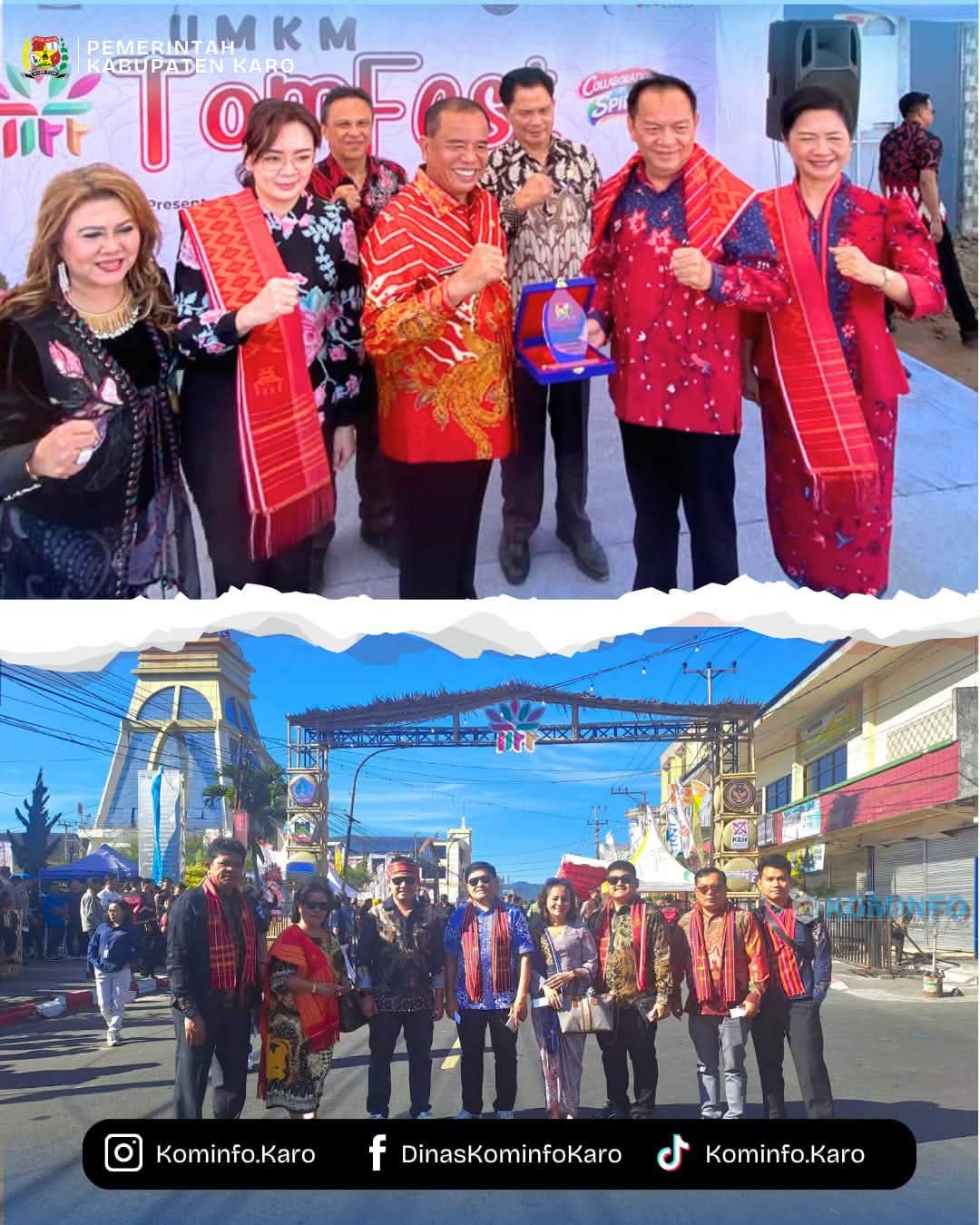 Bupati Karo Jajaki Sinergi Global di Tomohon International Flower Festival 2026