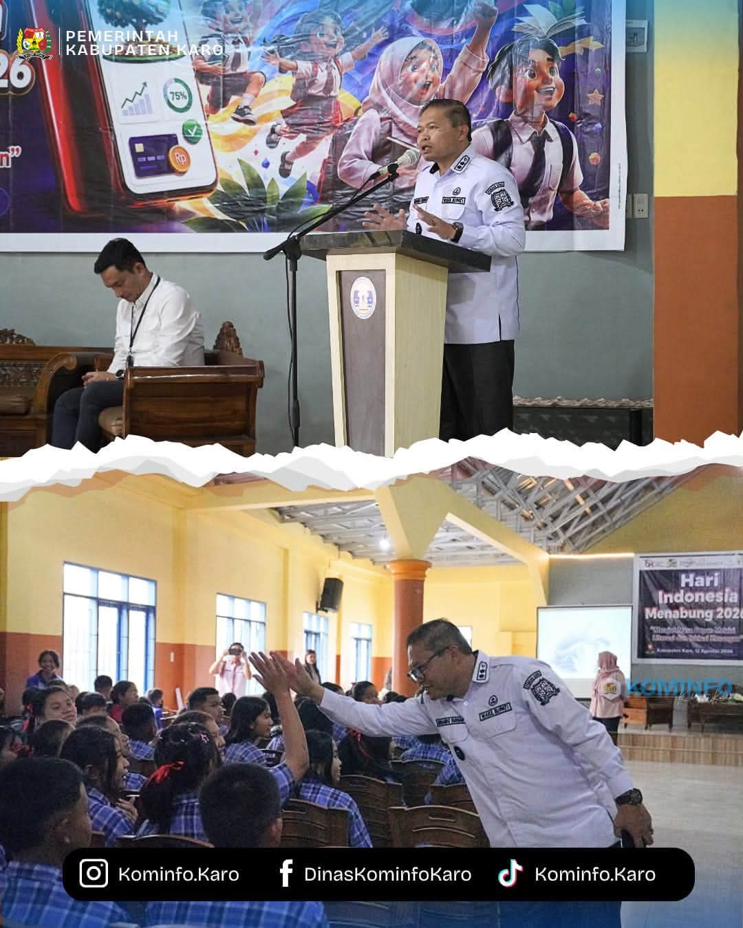 Pemkab Karo Dorong Pelajar Budayakan Menabung Pemkab Karo Dorong Pelajar Budayakan Menabung