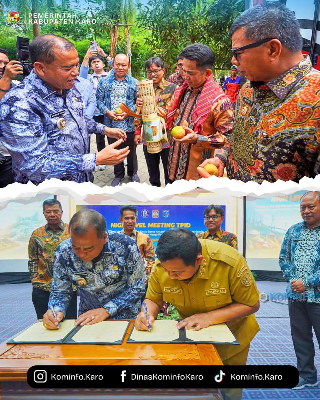 Kabupaten Karo Perkuat Kerja Sama Antar Daerah dengan Balikpapan dan Penajam Paser Utara Kabupaten Karo Perkuat Kerja Sama Antar Daerah dengan Balikpapan dan Penajam Paser Utara