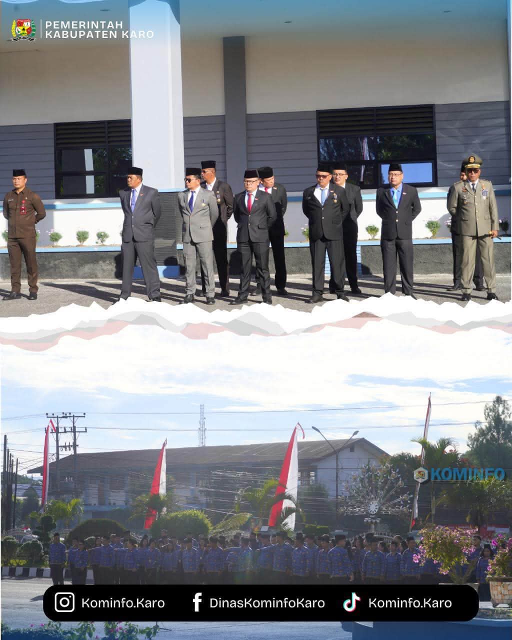 Sekda Karo Ajak ASN Perkuat Sinergi dan Semangat Gotong Royong di Upacara HUT RI Ke-81